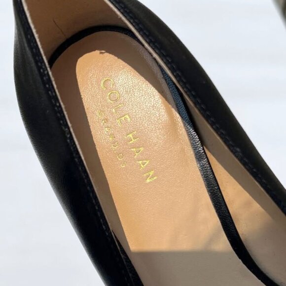 Cole Haan Black Leather Pumps – Size 7B – Low Heel – New - Picture 6 of 6